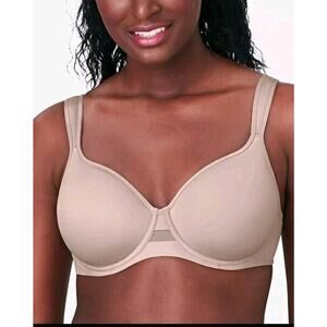 Bali 38D Women's One Smooth Ultra Light Minimizer Underwire Bra 3490